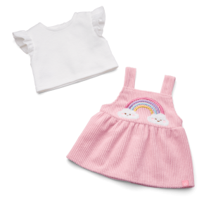 Rainbow Corduroy Outfit for Bitty Baby® Dolls