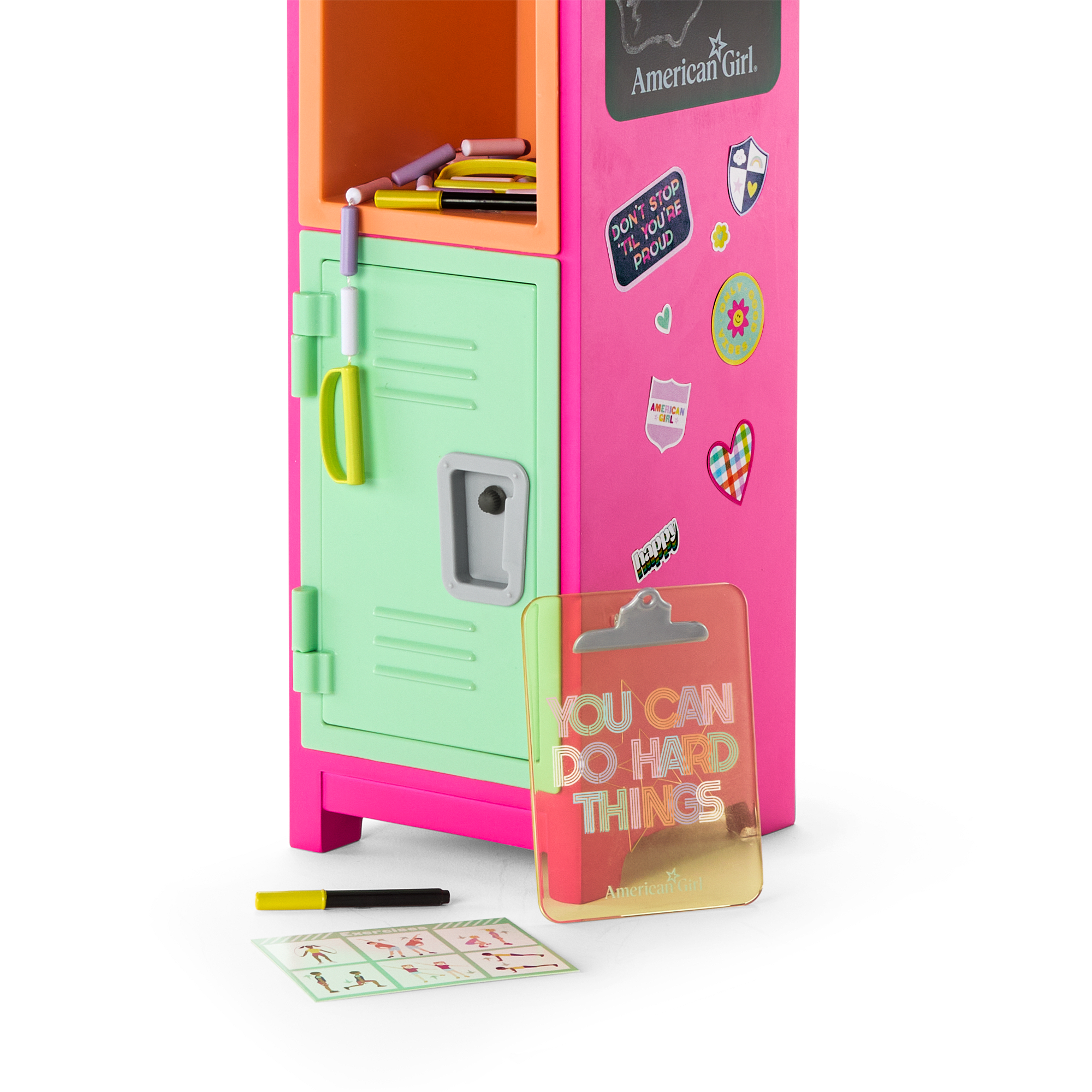 Colorful Cubbies Locker Set for 18-inch Dolls - Image 3