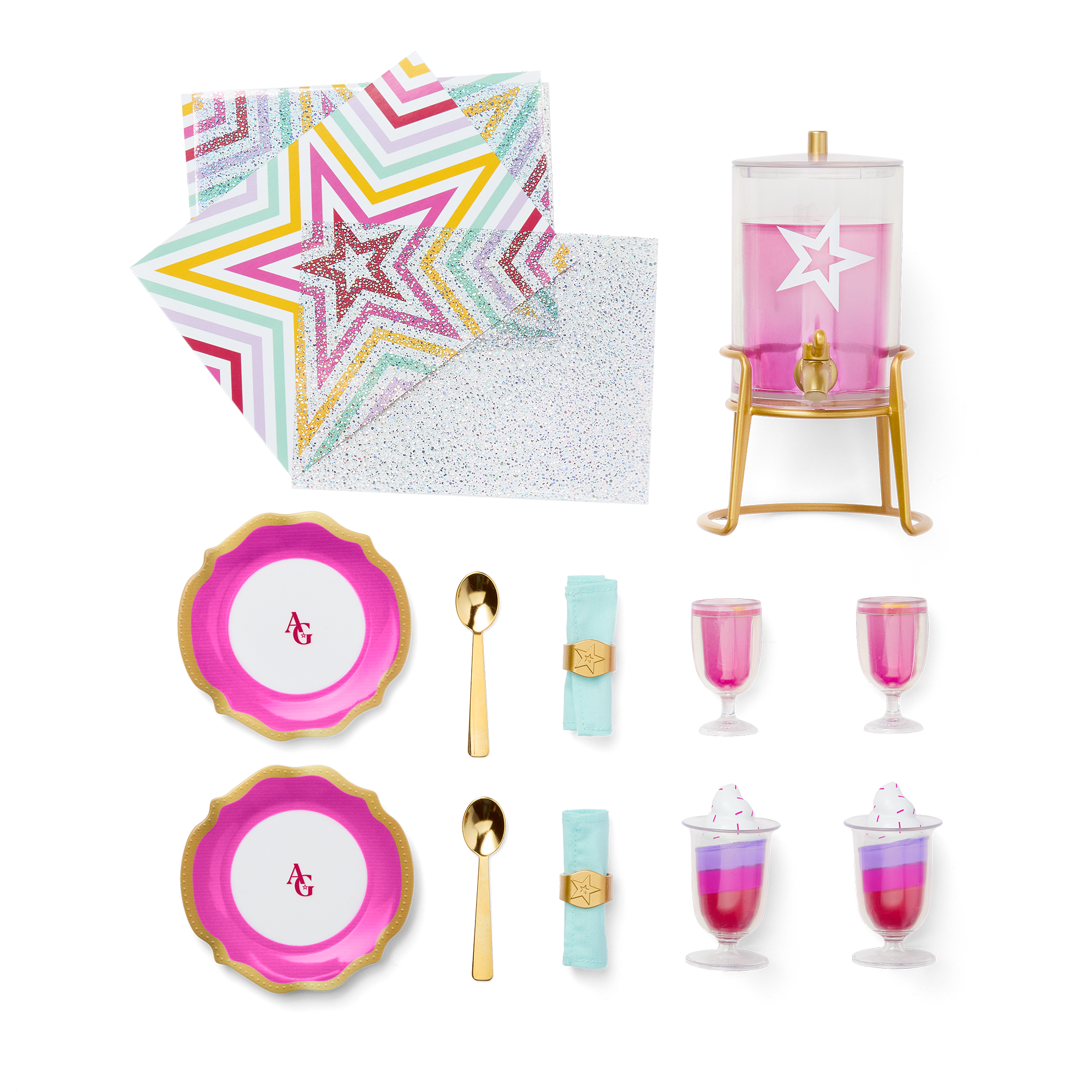 Kitchen Table for Two Set for 18-inch Dolls - Image 2